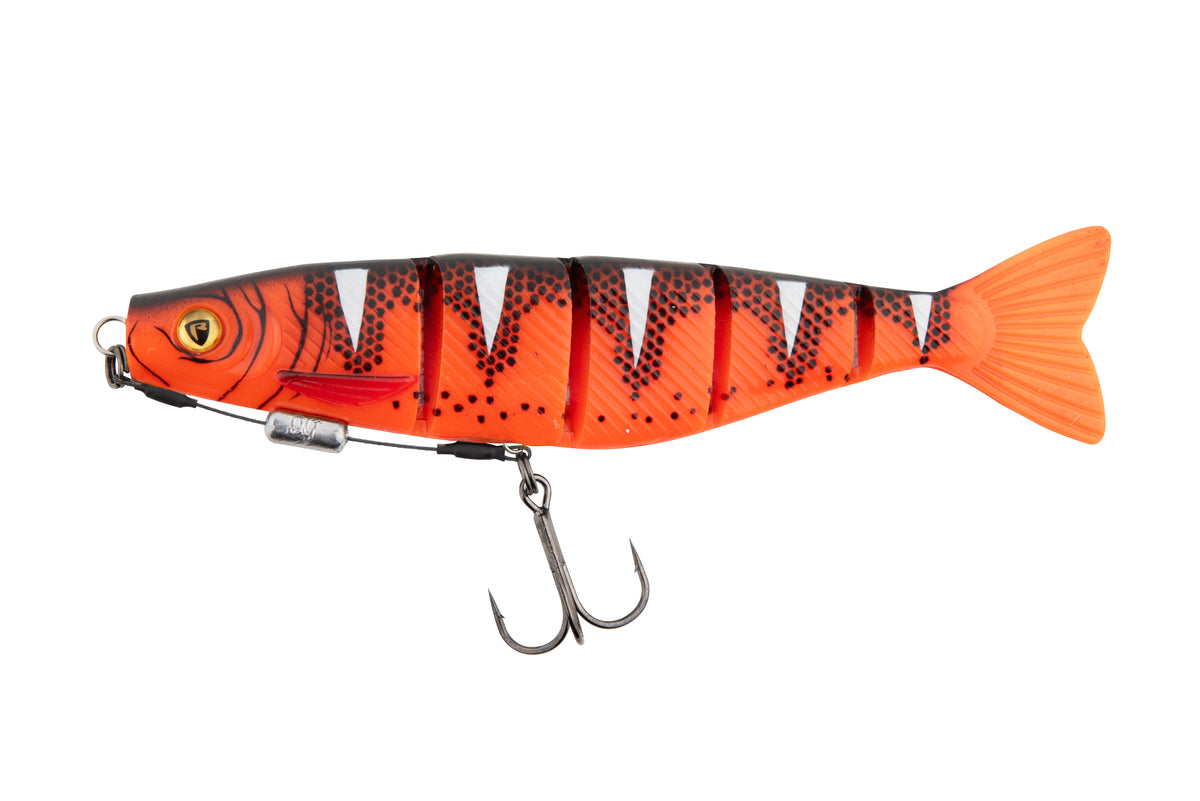 Pro Shad Jointed Loaded 18cm 7in UV Red Wake