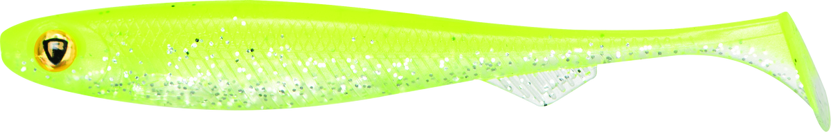Slick Shad 7cm 2.75in UV Chartreuse Ayu