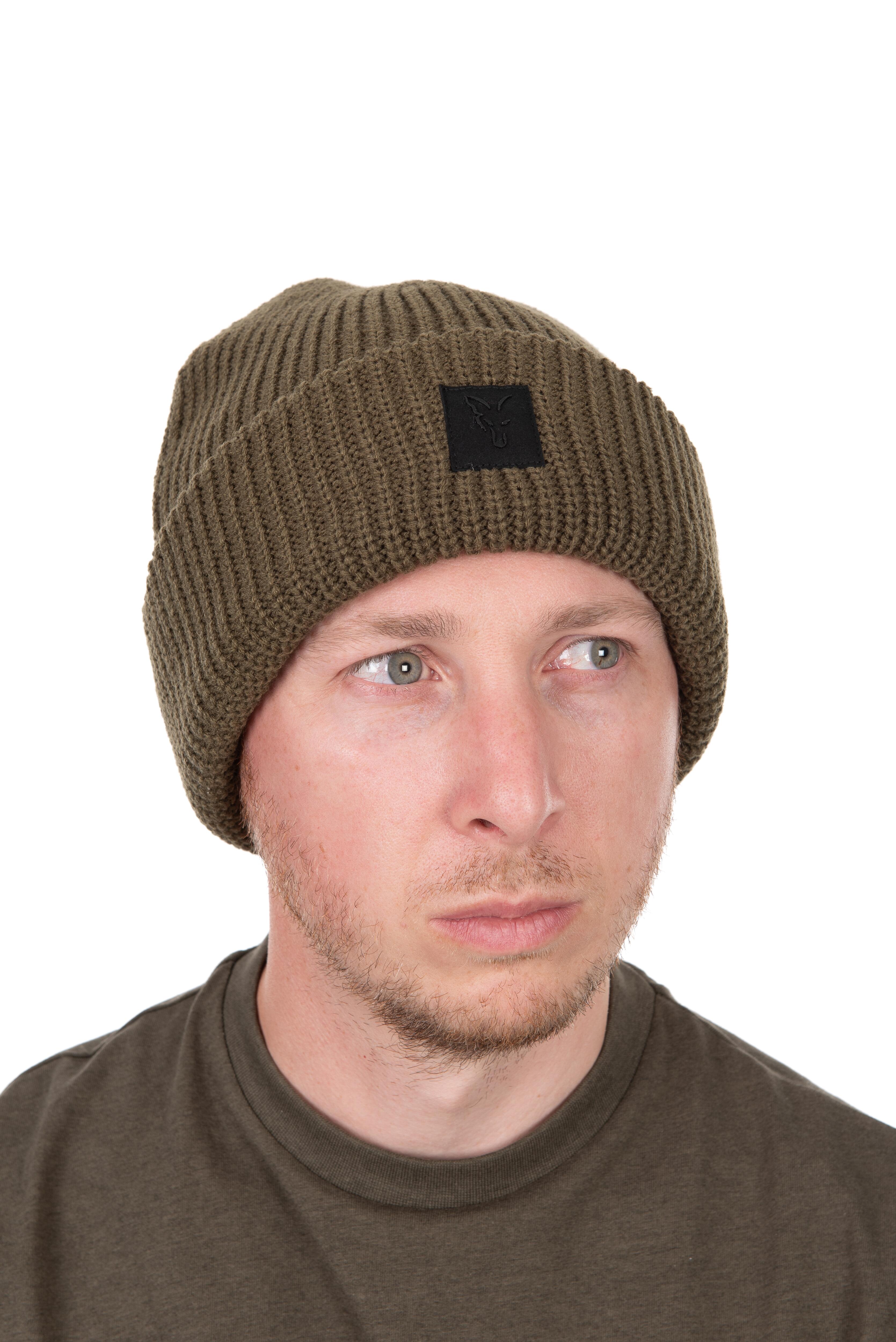 Olive Merino Blend Beanie 
