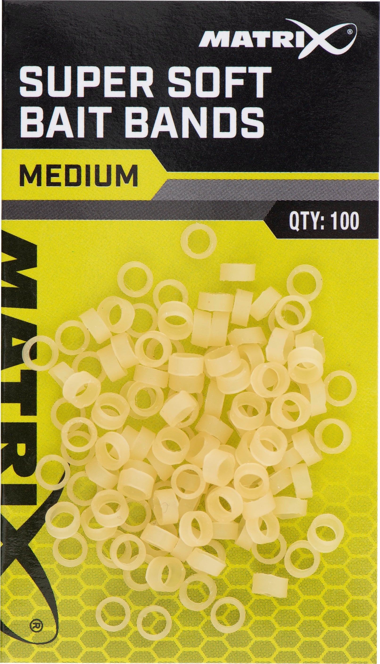Super Soft Bait Bands Large 100pcs