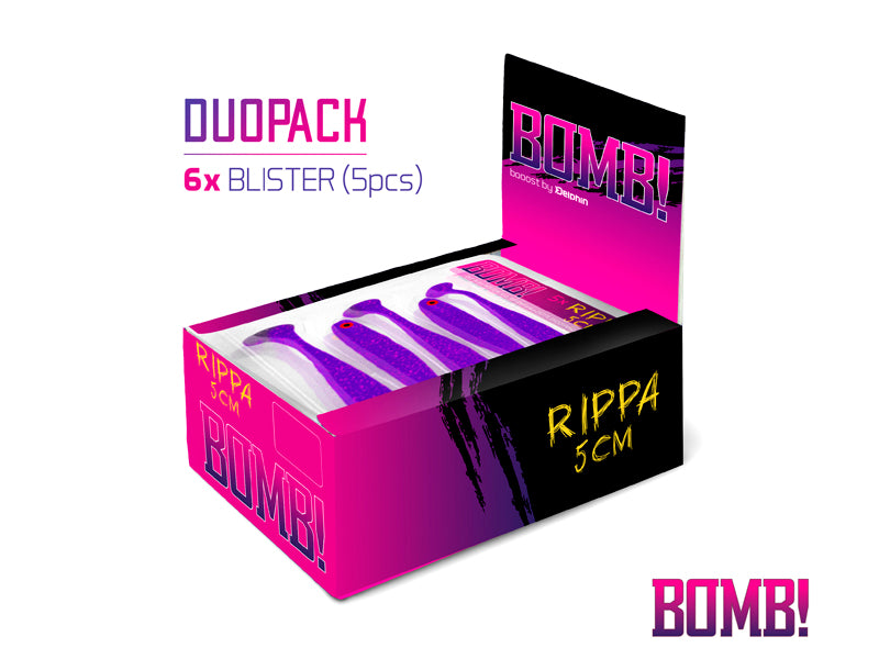 Nălucă Soft BOMB! Rippa / 5buc 5cm/HONEY
