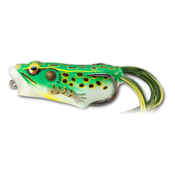 HOLLOW BODY FROG POPPER 6,5CM/14G FLORO GREEN/YELLOW