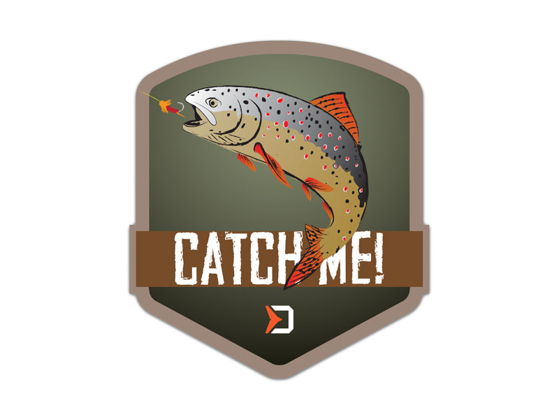 Sticker Delphin CatchME! PĂSTRĂV 9x8cm