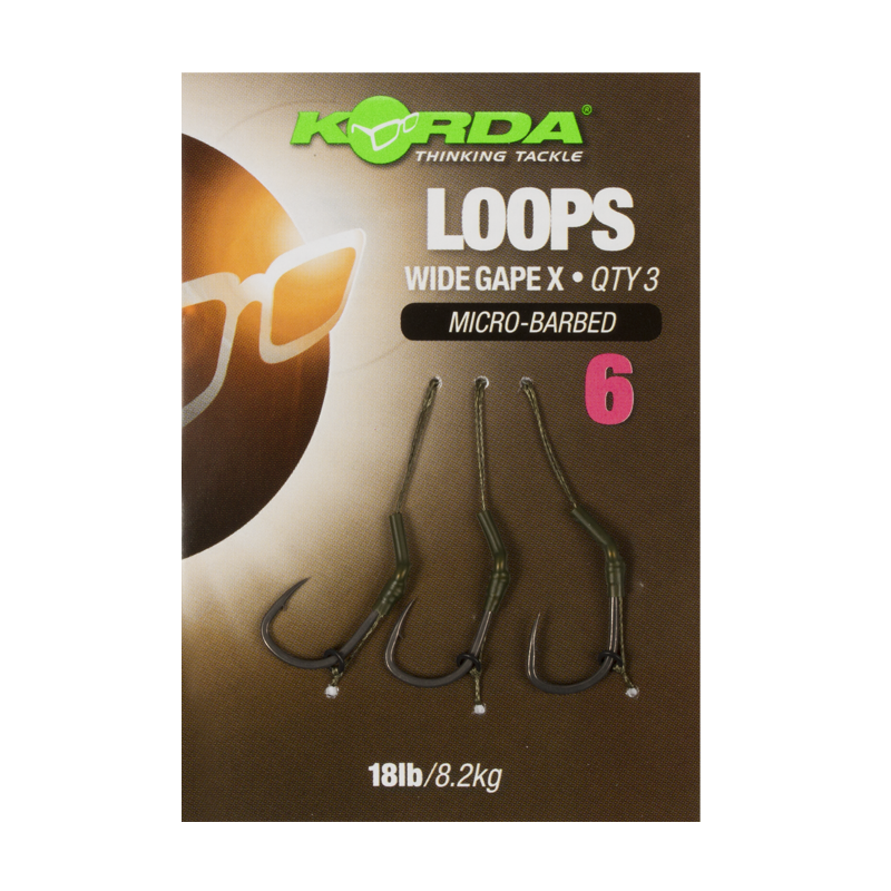 MONT.WIDE GAPE LOOP MICROBARBED NR.6/18LB