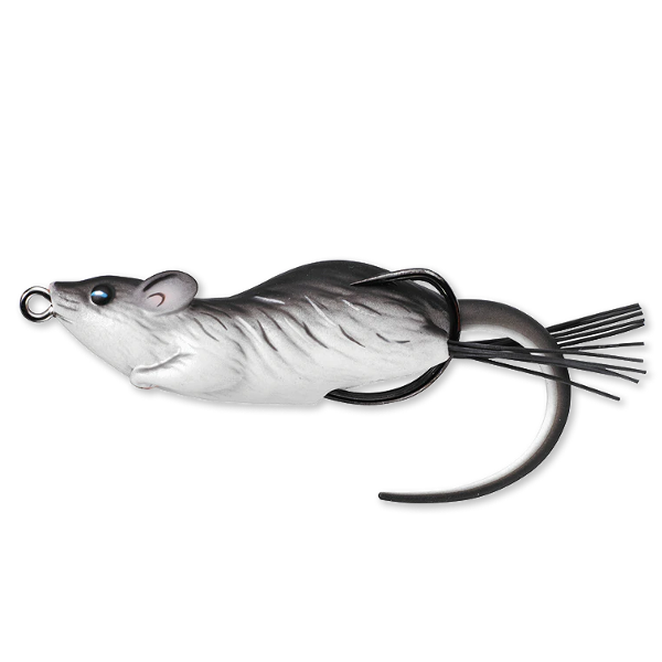 HOLLOW BODY MOUSE WALKING BAIT 7CM/14G BLACK/WHITE