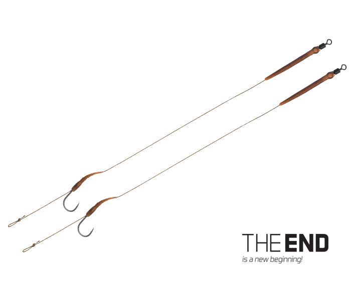 Montură Delphin THE END Boilie rig / 2buc 20cm/25lbs/#8