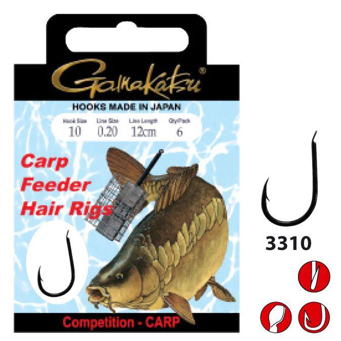 CARLIG CARP HAIR 3310B 0,18MM10BUC/PL