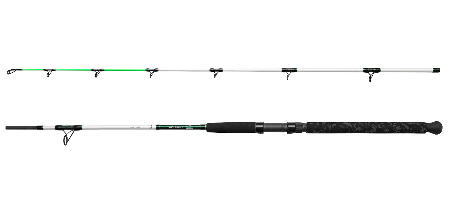 MADCAT 2BUC.WHITE CLONK TEASER 1,80M/100-150G
