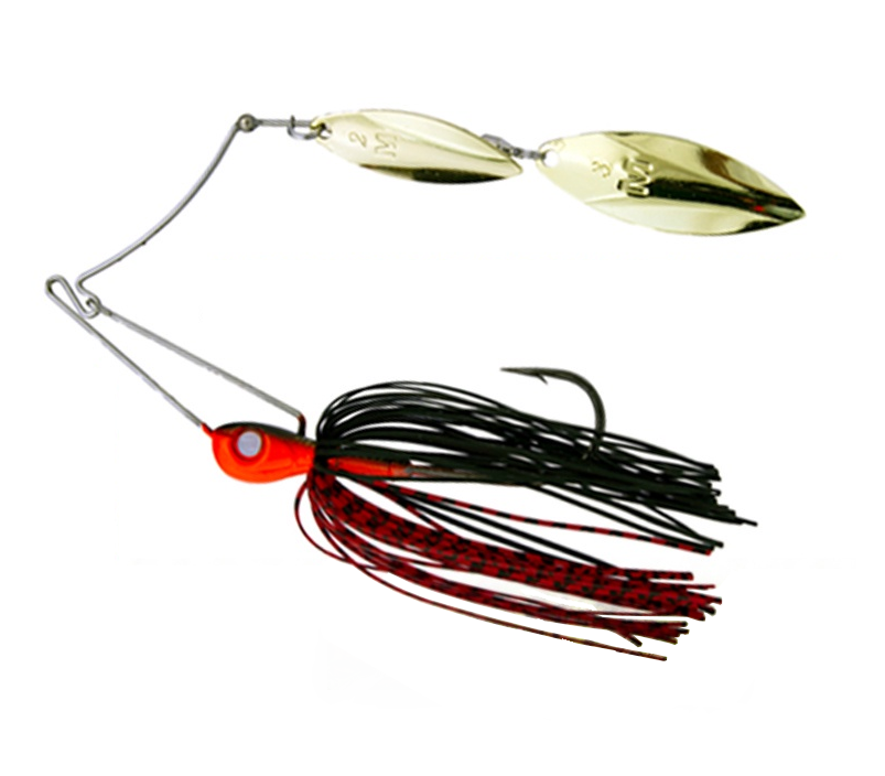 SPINNERBAIT ARM LOCK 7G/BLACK ORANGE