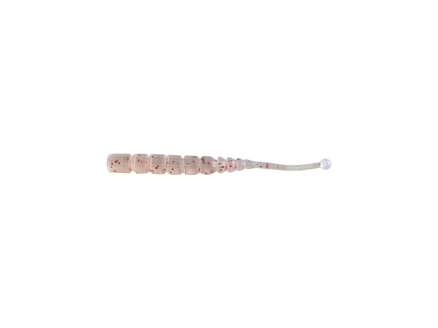 NALUCA AJI BALL TAIL 5CM UV CLEAR RED GLITTER 12BUC/PL