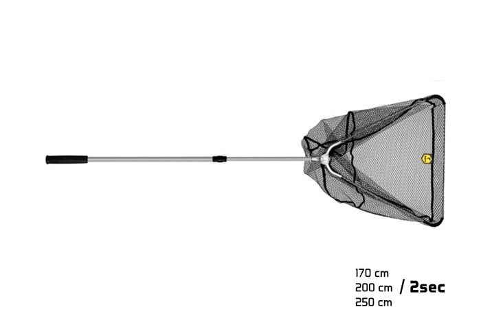 Minciog Delphin- mijloc din metal,plasă de gumă / 3 tronsoane 60x60/240cm
