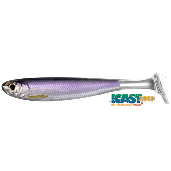 SLOWROLL SHINER PADDLE TAIL 12,5CM 207 SILVER/PURPLE