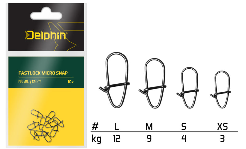 Fastlock micro snap / 10buc L/12kg