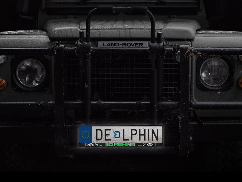 Suport număr 3D Delphin GoFishing! / 2buc