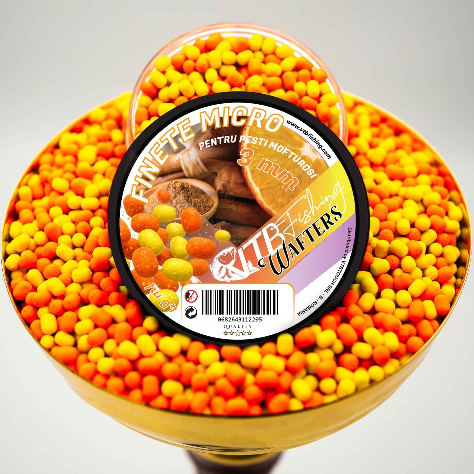 Wafters VTBFishing Finete Micro Scorțișoară 3mm