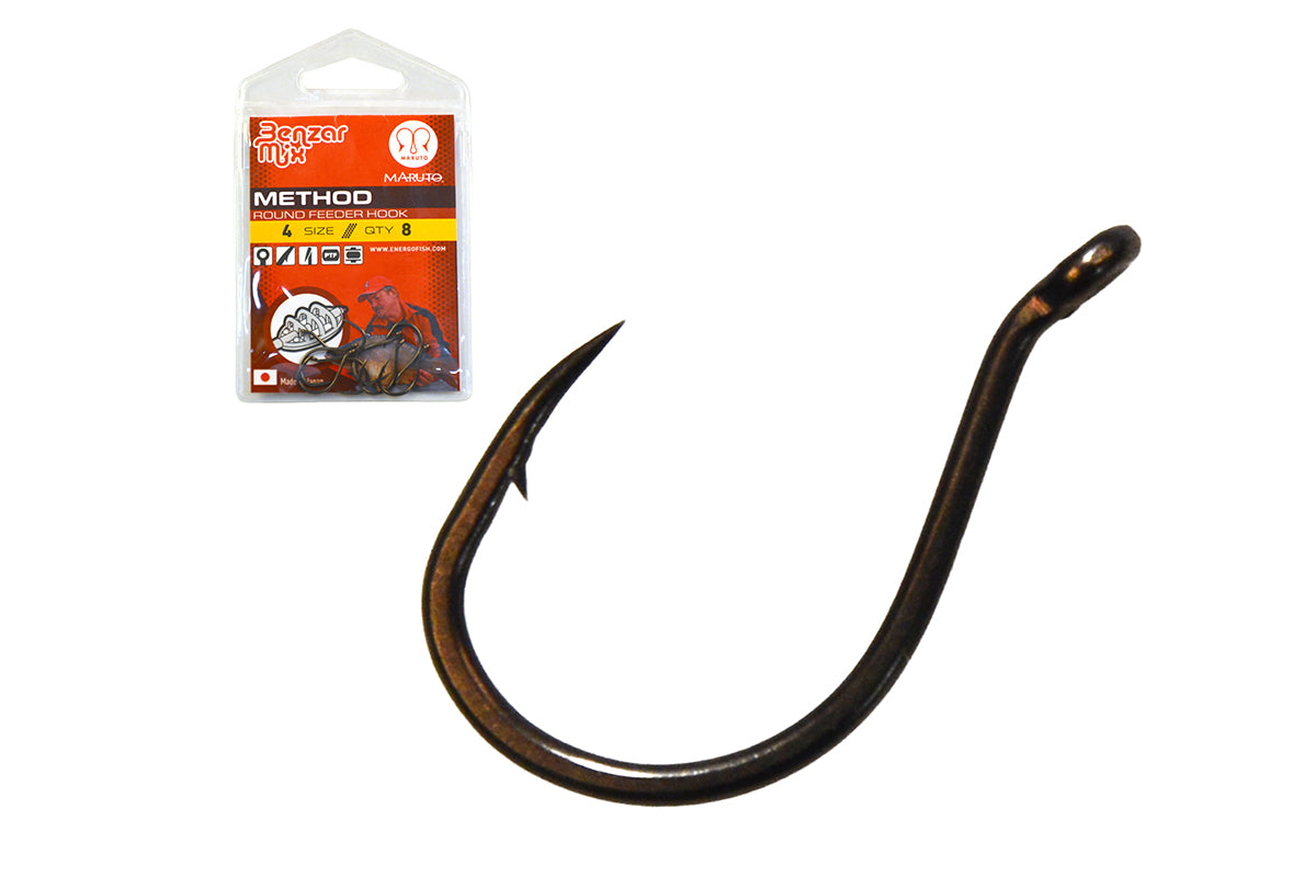 Cârlige Benzar Method Round Feeder, 8 buc