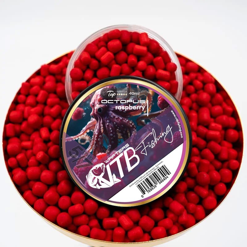 Wafters VTBFishing Octopus Raspberry 5/7mm
