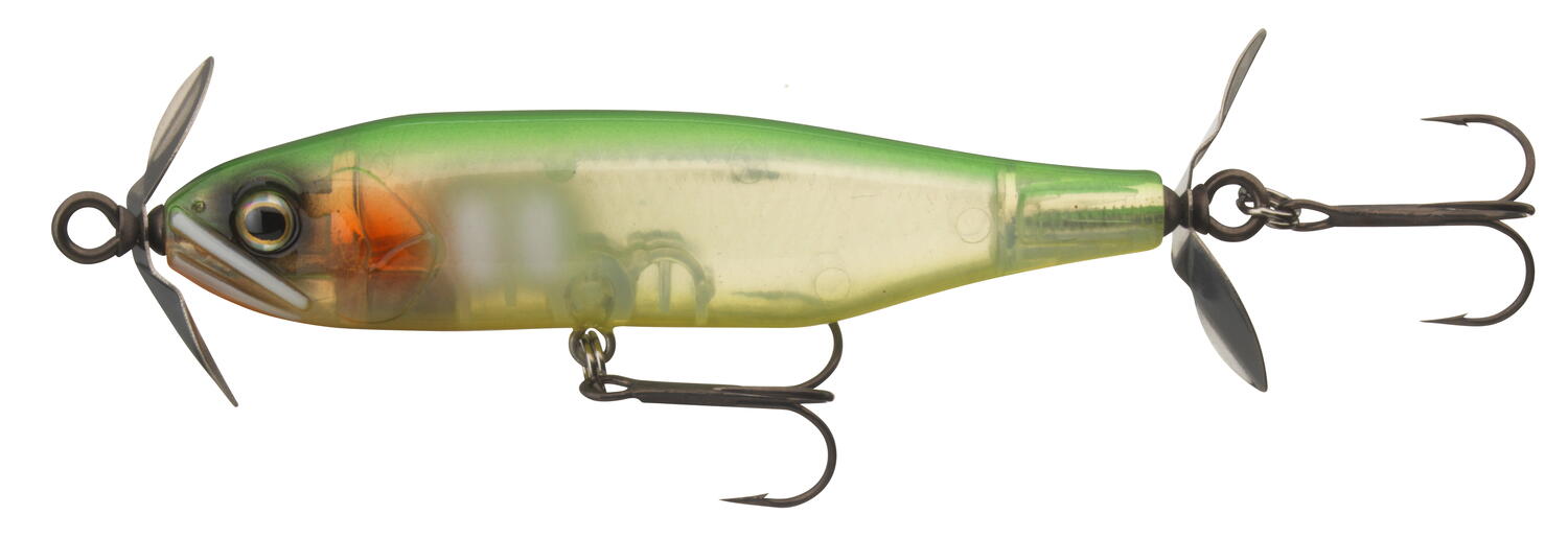 NALUCA STEEZ PROP 85F 8,5CM/12,7G CLEAR LIME