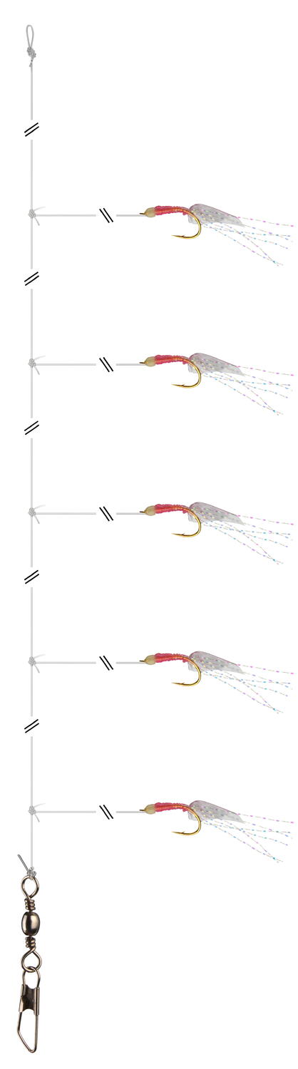 MONT. GRANDWAVE HERRING NR.10/135CM/PINK GLOW