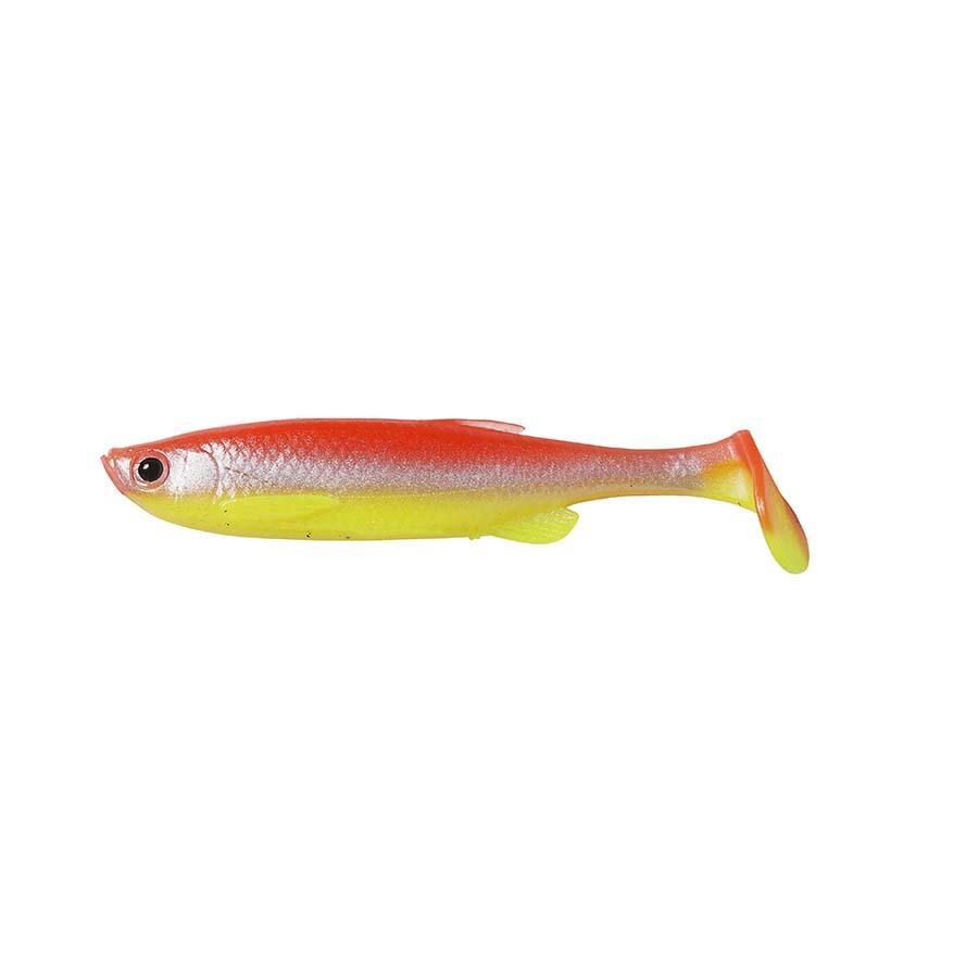 SHAD FAT MINNOW T-TAIL 9CM/7G YR FLUO 4BUC/PL
