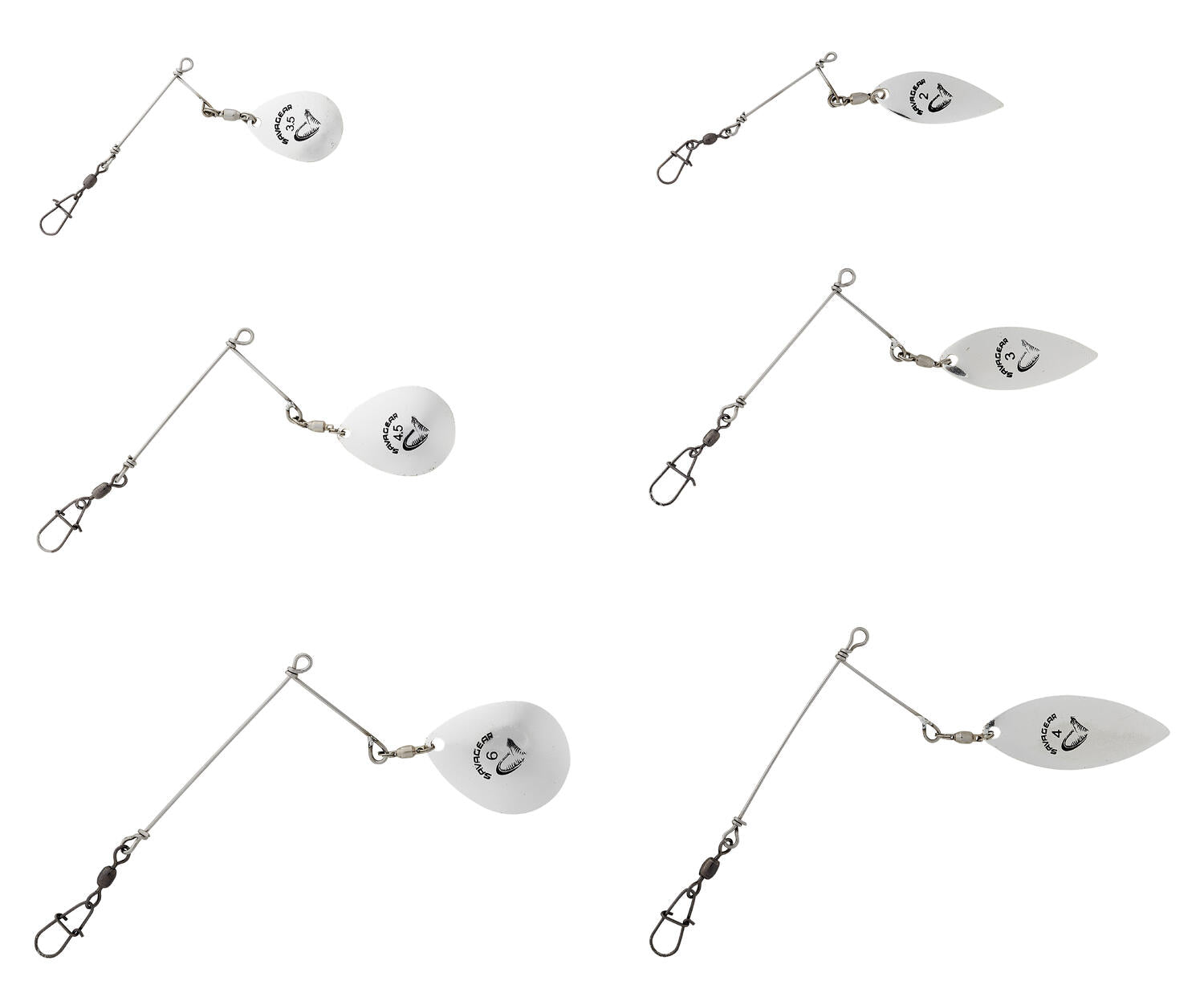 EASYON SPINNER BAIT KIT L SILVER 2BUC