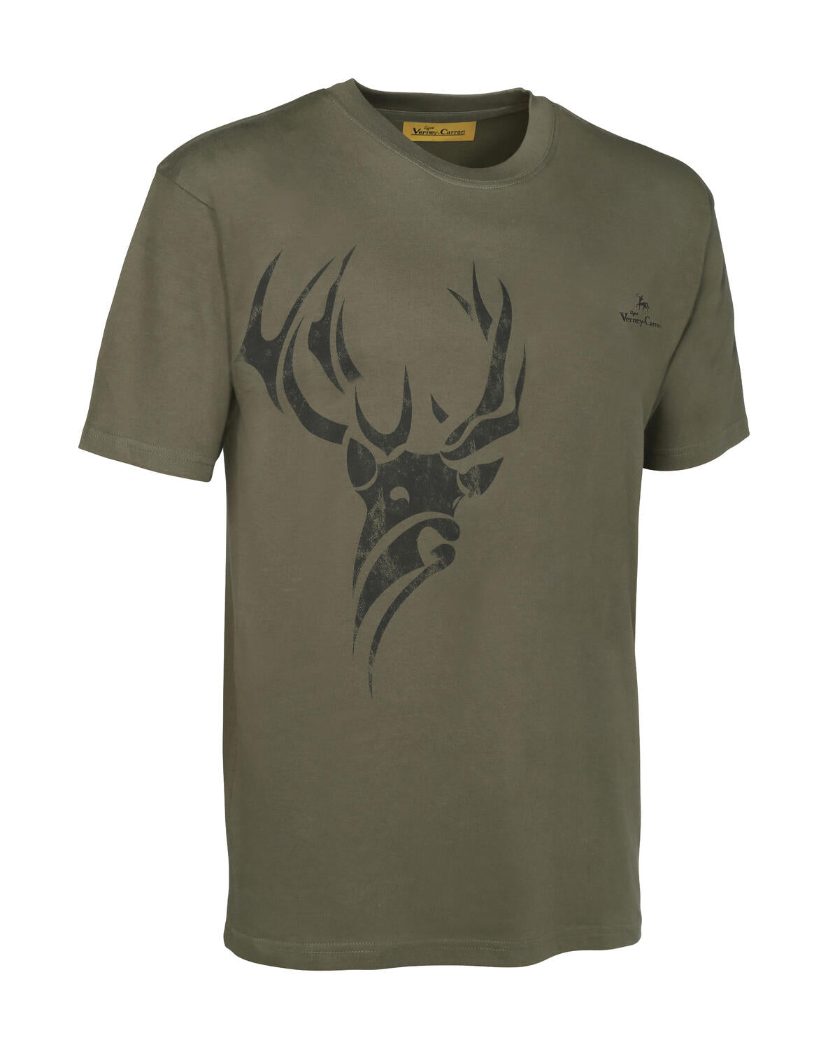 TRICOU  TOTEM CERF KAKI MAR.S