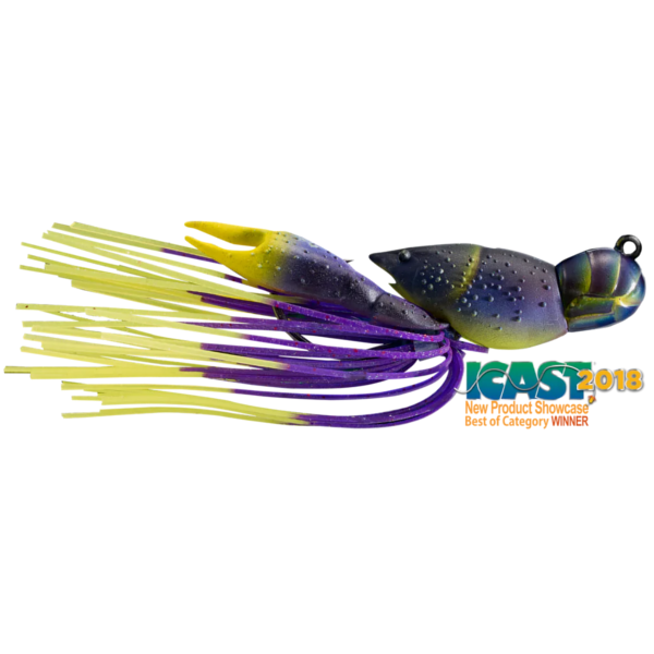 HOLLOW CRAWFISH JIG 4CM/11G 148 JUNEBUG/CHART