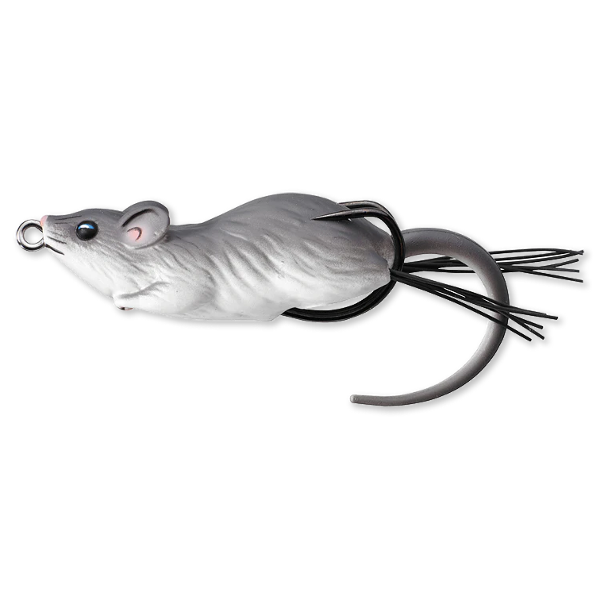 NALUCA HOLLOW MOUSE WALKING BAIT 9CM/28G GREY/WHITE