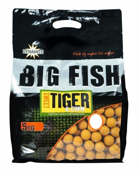 Big Fish Sweet Tiger & Corn boilies 20mm 5kg