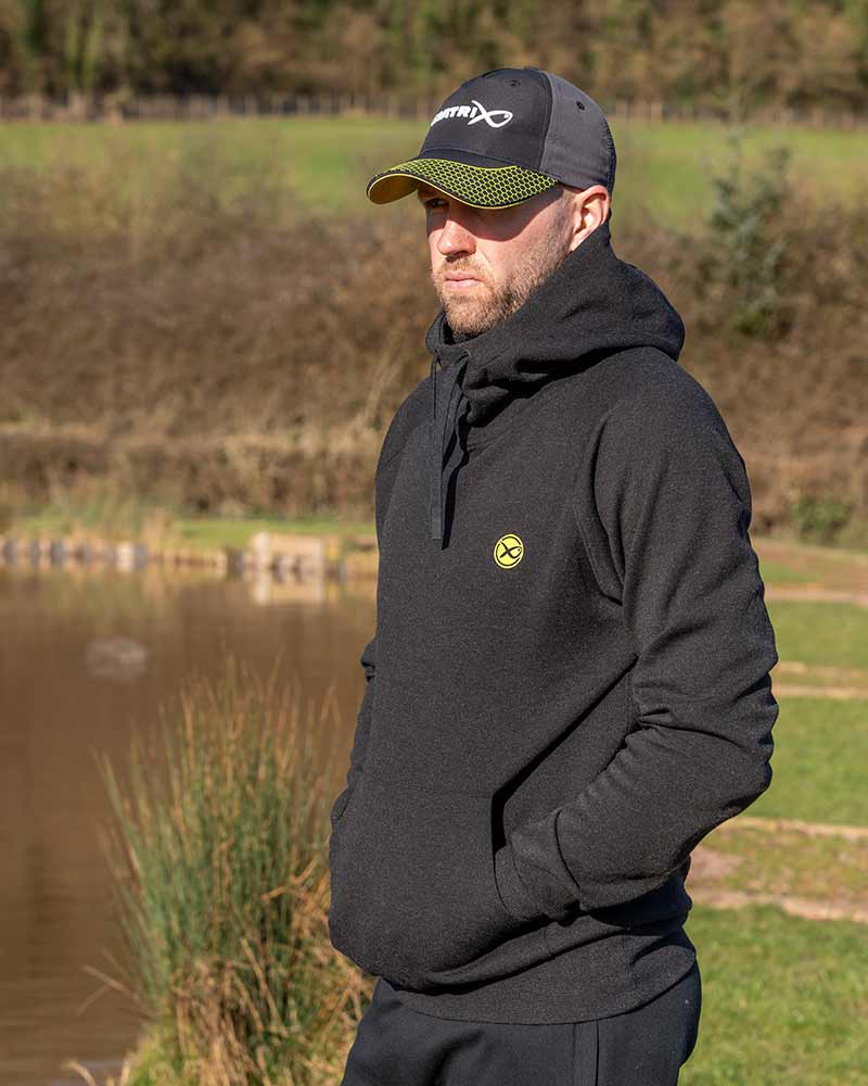 Matrix Pullover Hoody – Black Marl