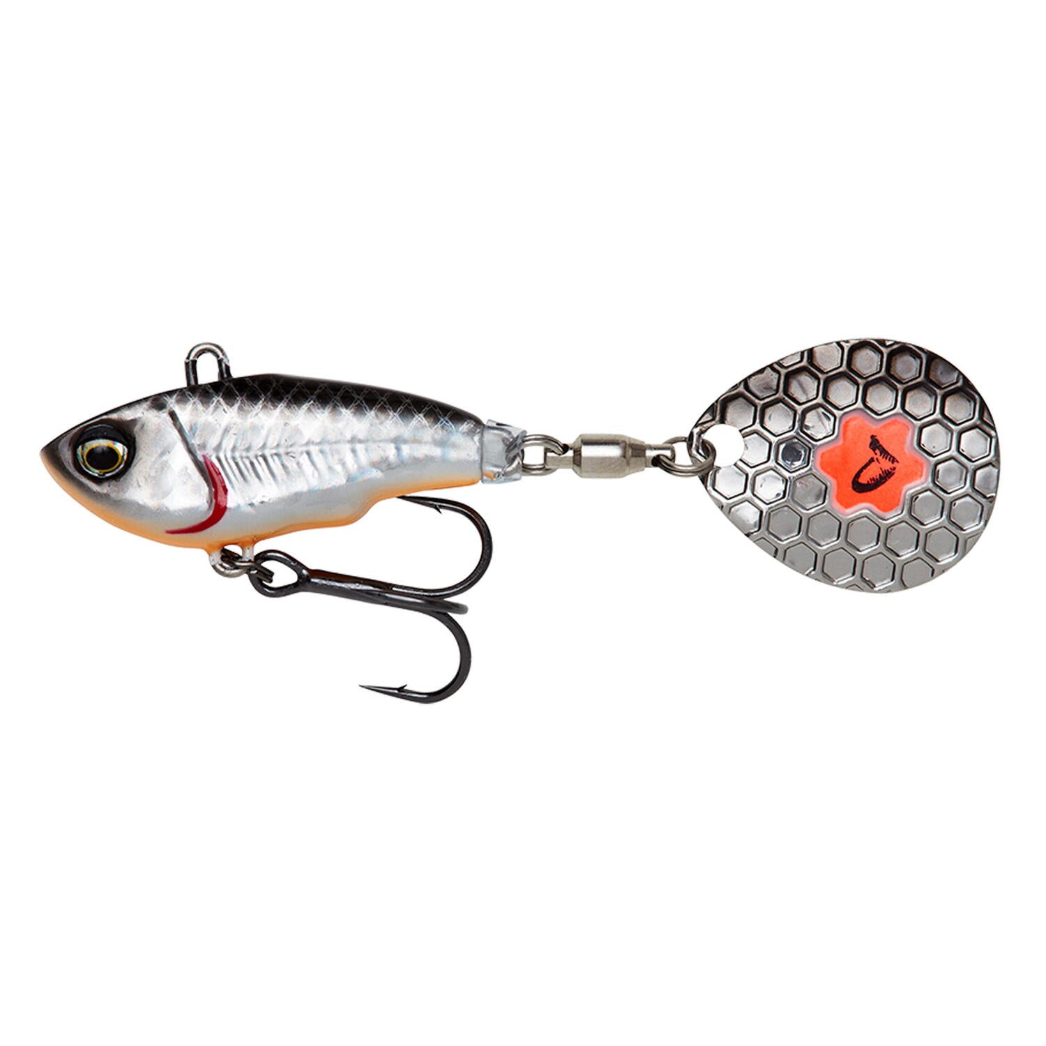 FAT TAIL 8CM/24G SINKING DIRTY SILVER
