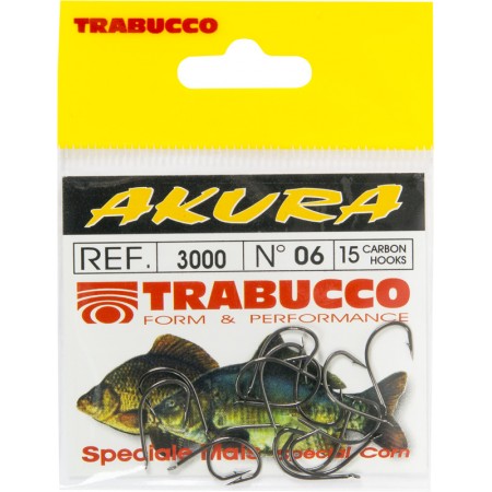 Cârlige Trabucco Akura 3000, 15 buc/plic