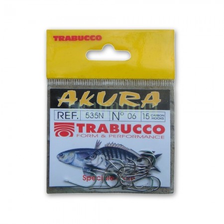 Cârlige Trabucco Akura 535N, 15 buc/plic