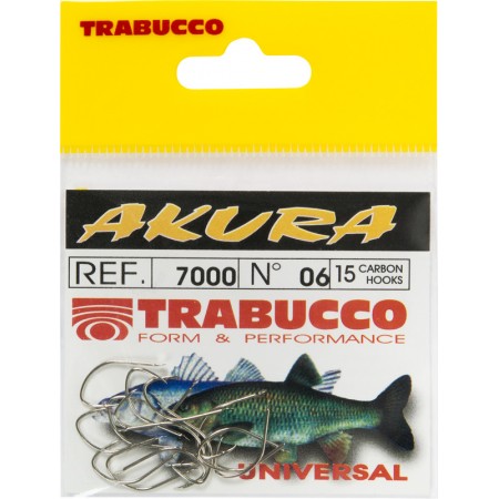 Cârlige Trabucco Akura 7000, 15 buc/plic