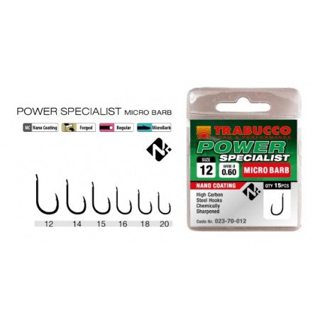 Cârlige Trabucco Power Specialist Micro Barb