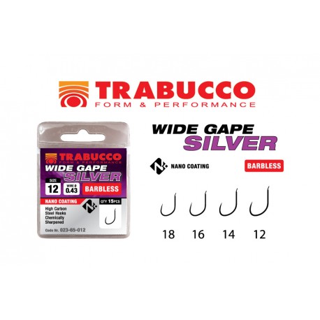 Cârlige Trabucco Wide Gape Pellet Barbless