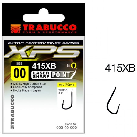 Cârlige Trabucco XPS 415XB, 25 buc/plic