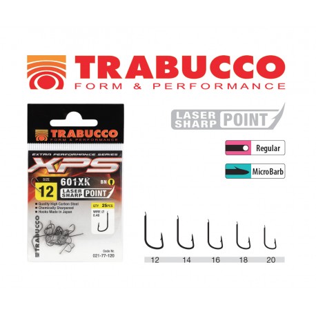 Cârlige Trabucco XPS 601XK, 25 buc/plic