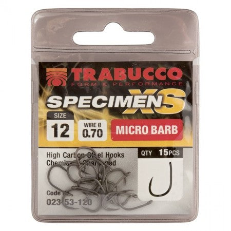 Cârlige Trabucco XS Specimen, 15 buc/plic