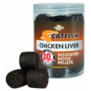 Catfish Chicken Liver Dissolver Hook Pellets 30mm