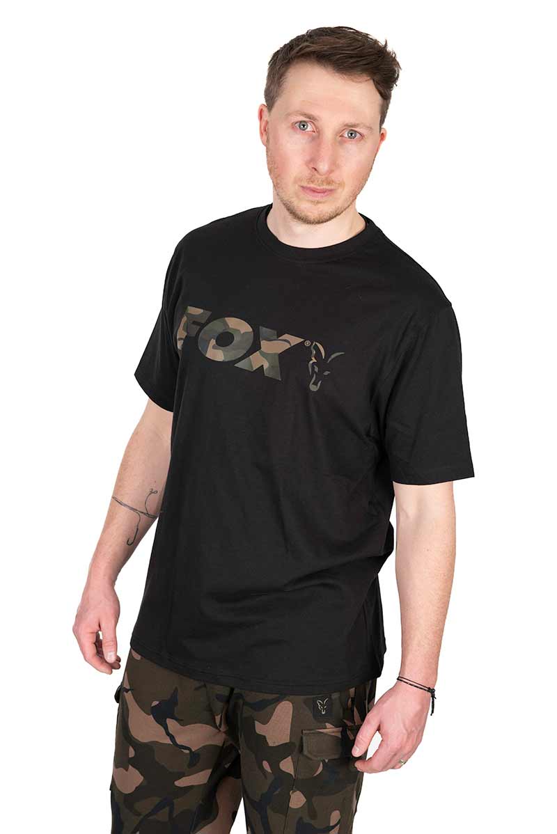 Fox Black/Camo Logo T-Shirt