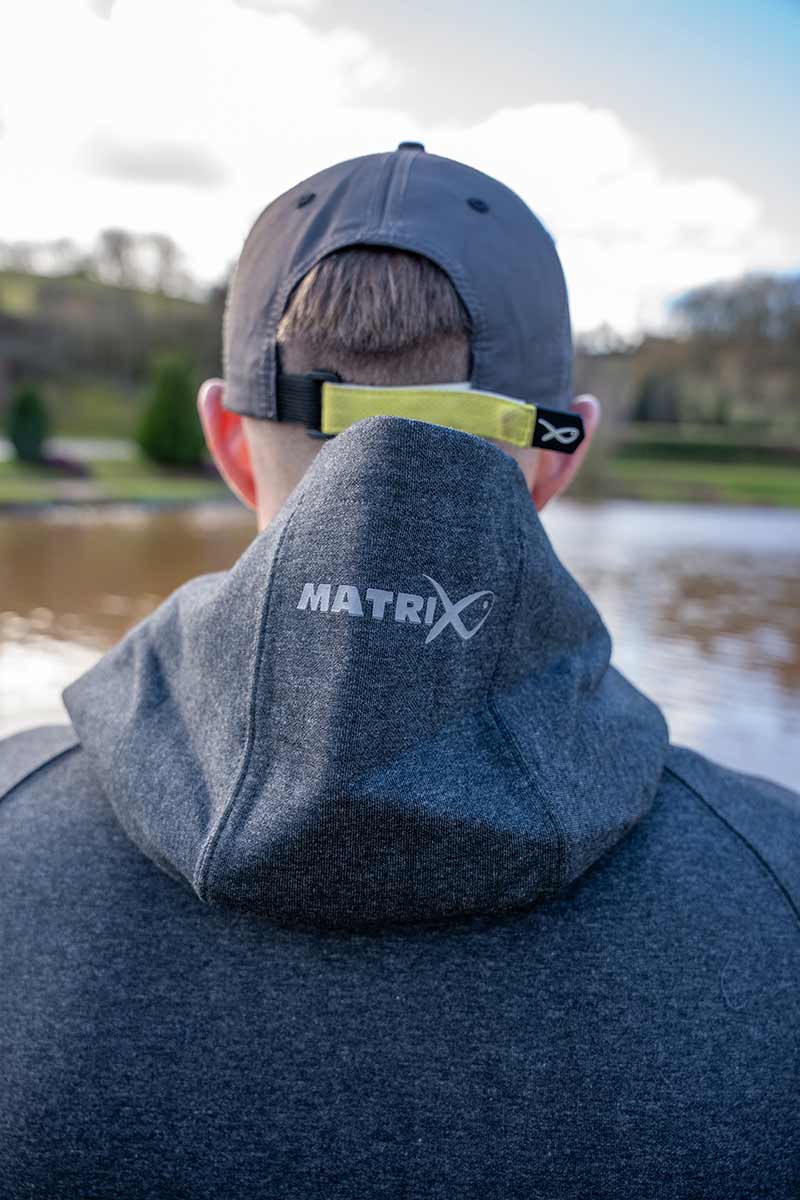 Matrix  Zipped Hoody – Charcoal Marl