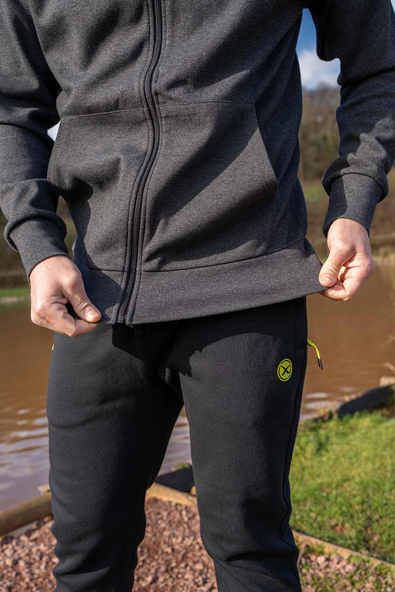 Matrix  Zipped Hoody – Charcoal Marl