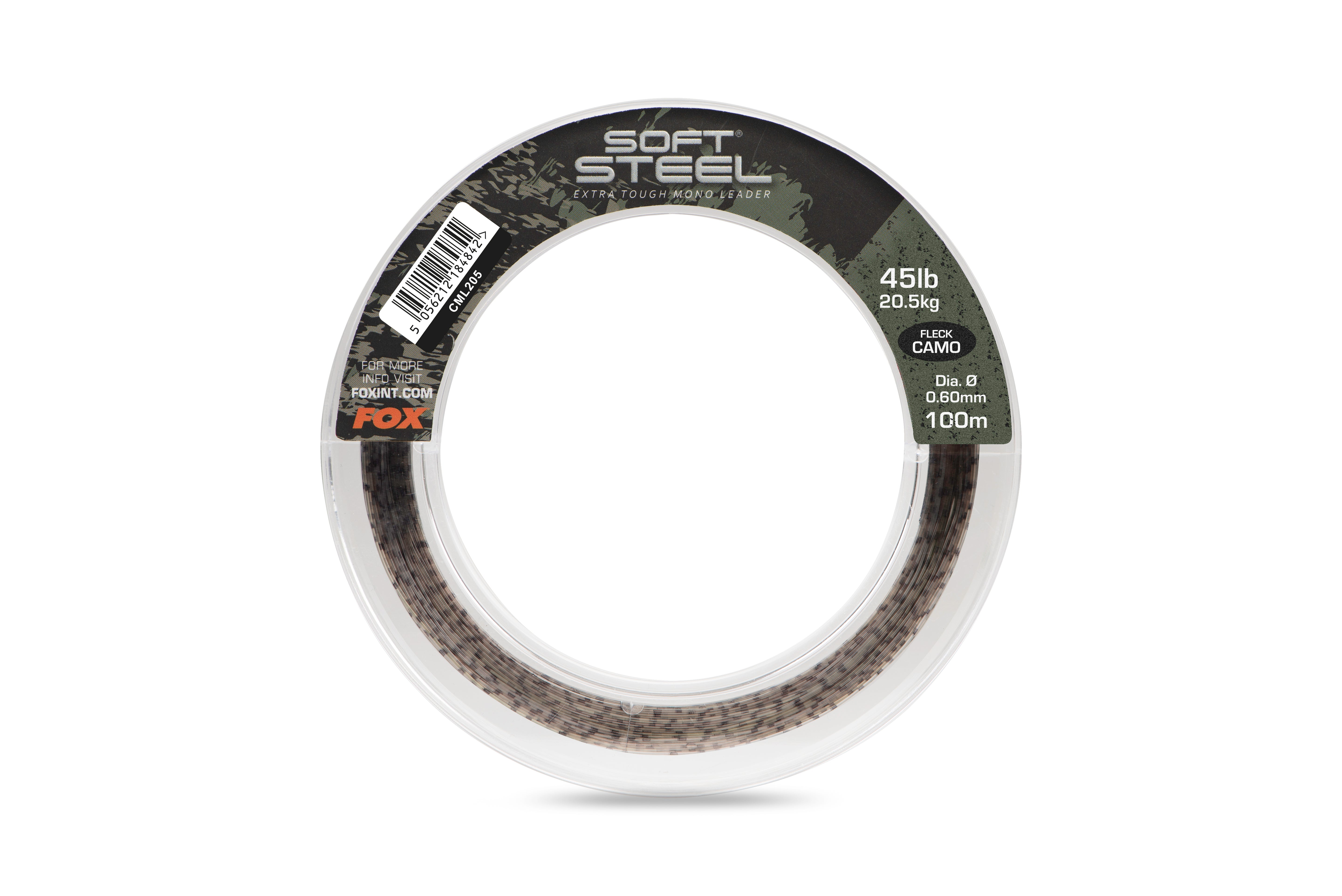 Fox Soft Steel Fleck Camo Leader