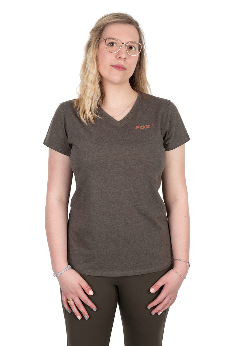 Fox Women's Clothing V Neck T
