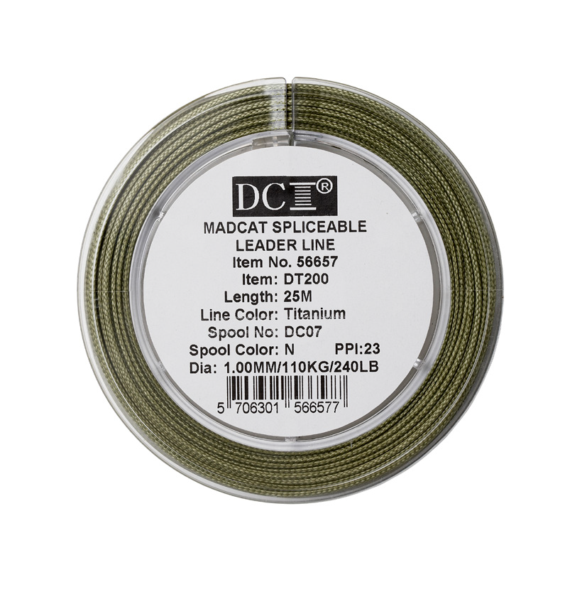LEADER MADCAT TEXTIL 25M/1,00MM/110KG GREEN
