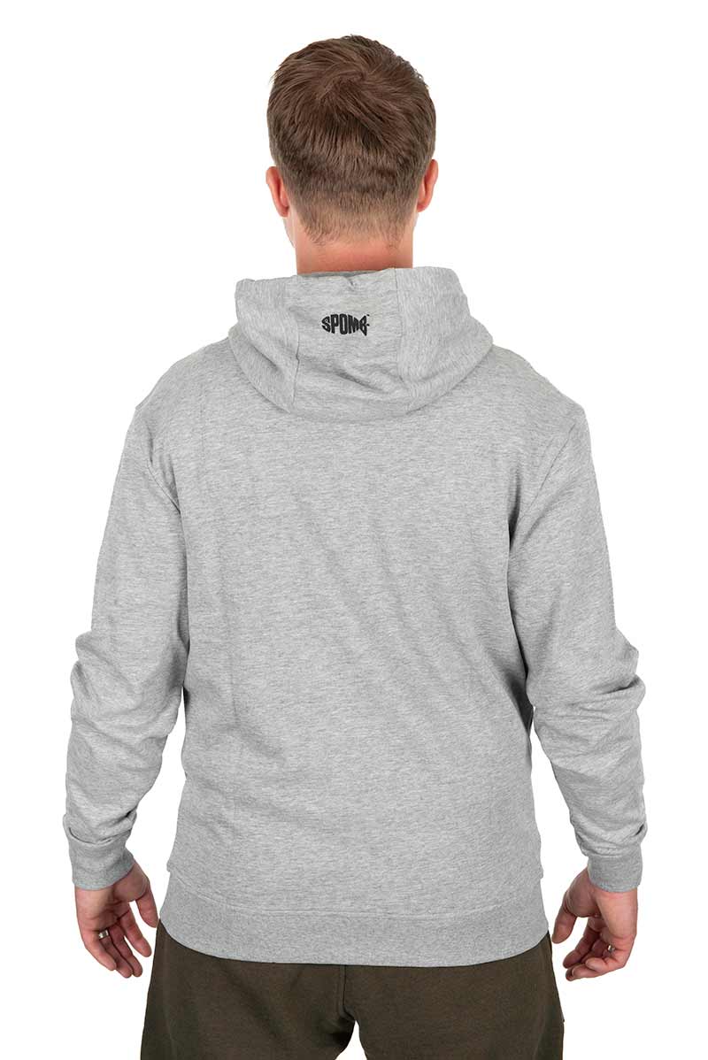 Spomb™  Grey Zipped Hoody