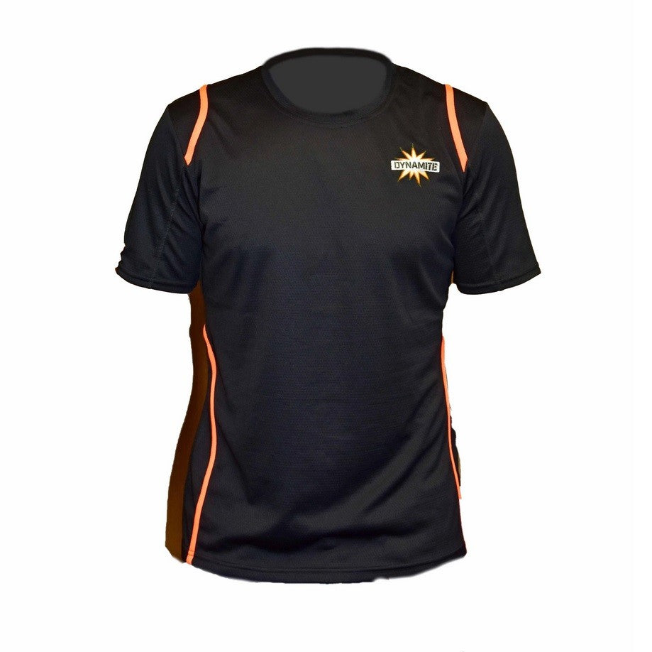 Dynamite tricou maneca scurta negru/portocaliu (L)