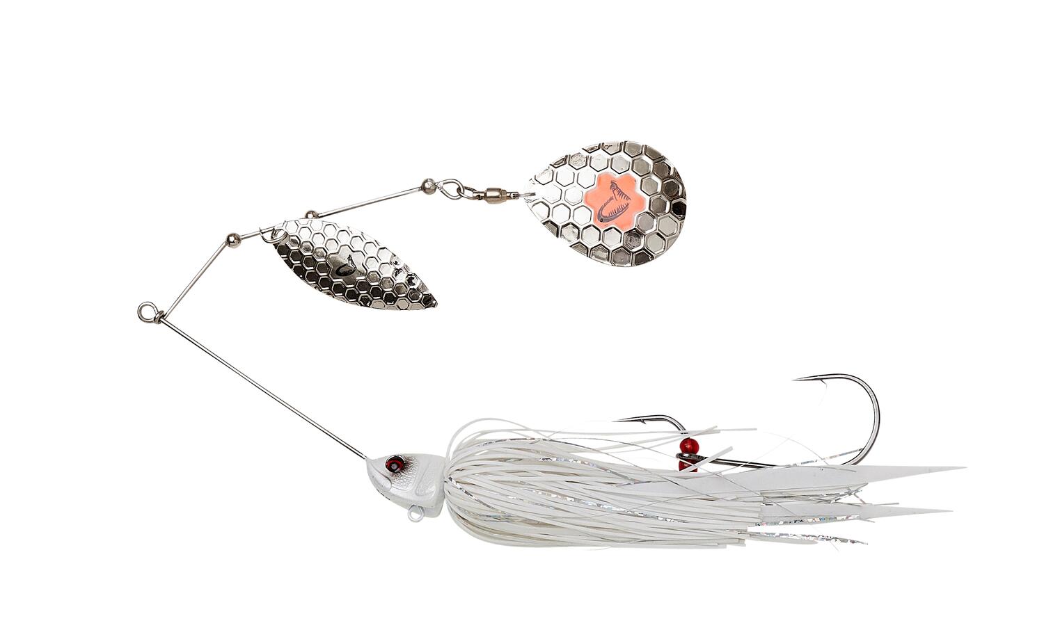 SPINNERBAIT DA BUSH 14CM/21G SINKING WHITE SILVER