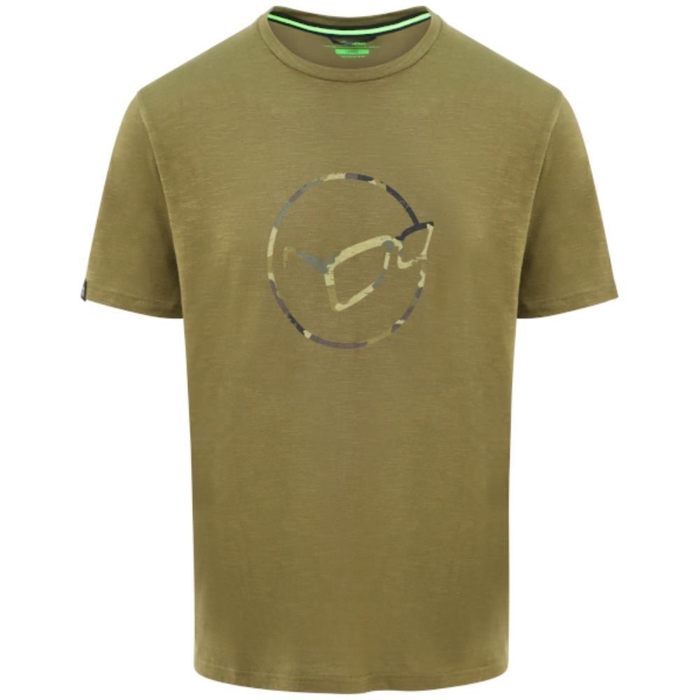 TRICOU LE DISTRESSED LOGO TEE OLIVE MAR.2XL